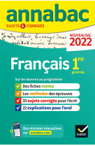 Francais  1re generale 2022