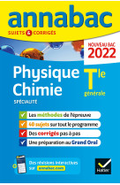 Specialite physique chimie tle 2022