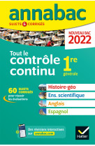 Tout le controle continu 1re 2022