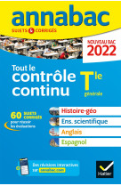 Tout le controle continu tle 2022