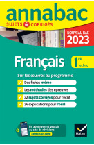 Francais 1re techno annales 2023