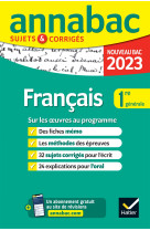 Francais 1re generale annales 2023