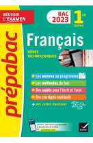 Francais 1re technologique bac 2023