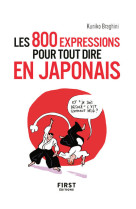 Petit livre de - 800 expressions pour tout dire en japonais