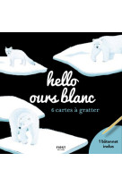 Hello l'ours blanc cartes a gratter