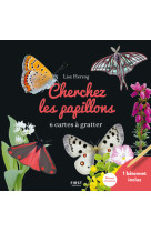 Cartes a gratter - cherchez les papillons