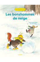 Renard et lapine les bonshommes de neige