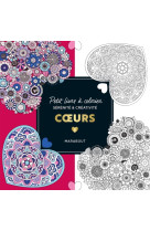 Petit livre a colorier - coeurs