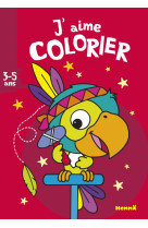 J'aime colorier (3-5 ans) (perroquet-indien )