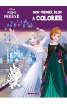 Disney la reine des neiges 2 - mon premier bloc a colorier (elsa et anna)