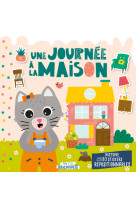 Histoire avec stickers  une journee a la maison