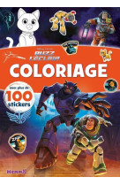 Disney pixar buzz l'eclair - coloriage avec plus de 100 stickers