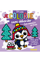 Je colorie sans deborder (2-4 ans) les animaux en hiver