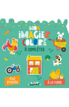 Mon imagier colore a completer  a la ferme