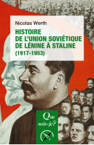 Histoire de l'union sovietique de lenine a staline (1917-1953)