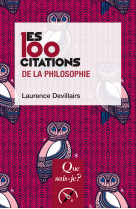 Les 100 citations de la philosophie