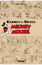 Carnet de notes mickey mouse retro 2012