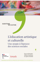 L'education artistique et culturelle