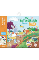 Mes autocollants paques - augustin le lapin