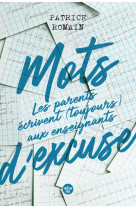 Mots d'excuse : les parents ecrivent toujours aux enseignants