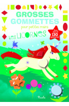 Grosses gommettes pour petites mains les licornes