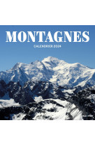 Calendrier mural montagnes