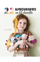 22 amigurumis  en fil chenille