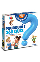 Coffret incollables pourquoi ? 360 quiz