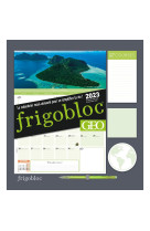 Frigobloc mensuel 2023 geo (de sept. 2022 a dec. 2023) - calendrier d'organisation familiale