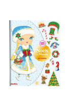 Noels du monde cahier stickers