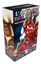 L'attaque des titans - coffret t01 a t04