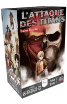 L'attaque des titans - l'integrale - t05 - l'attaque des titans coffret t18 a t22 - coffret 5 tomes