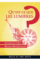 Qu'est-ce que les lumieres ?