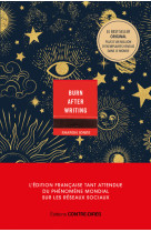 Burn after writing (celeste) - l'edition francaise officielle