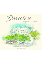 Barcelone aquarelles