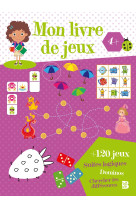 Mon livre de jeux 4+ (rose)