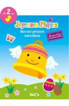 Joyeuses paques - mes tout premiers autocollants (2 ans)