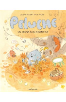 Peluche . un grand bain d'automne