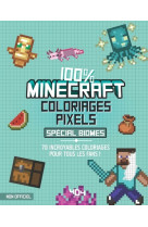 Coloriages pixel 100 % minecraft special biomes