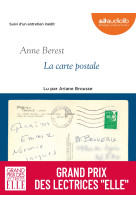 La carte postale - livre audio 2 cd mp3 - suivi d'un entretien avec l'autrice