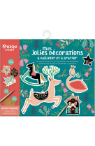 Mes jolies decorations a pailleter et a gratter