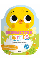 Gommmettes formes - l'aventure de petit poussin