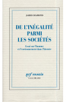 De l'inégalité parmi les sociétés