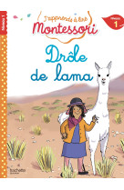 Drôle de lama, niveau 1 - j'apprends à lire montessori