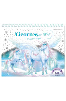 Licornes de rêve - carnet créatif - magie des neiges nouvelle édition