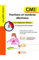 Les petits devoirs - fractions et nombres décimaux cm1