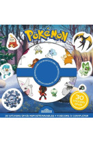 Pokémon - pochette de stickers épais repositionnables