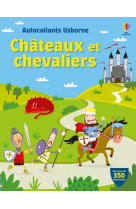 Châteaux et chevaliers - autocollants usborne - dès 5 ans