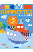 Gommettes pour les petits (lion bateau)