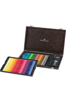 Crayons aquarellables albrecht durer coffret en bois de 48